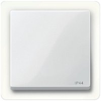 Лицевая панель Schneider Electric Merten System M для 1-кл. выключателя IP44 полярно белый